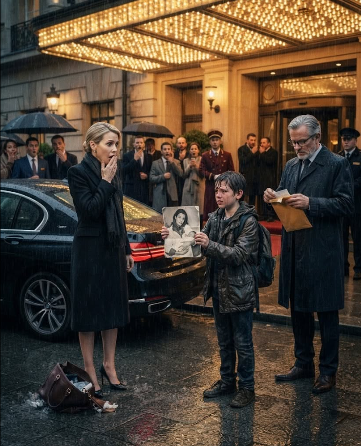"THIS IS YOUR FAULT!"  The twelve-year-old boy shouted it at the wealthy woman stepping from the black luxury car, and an entire hotel entrance went silent.