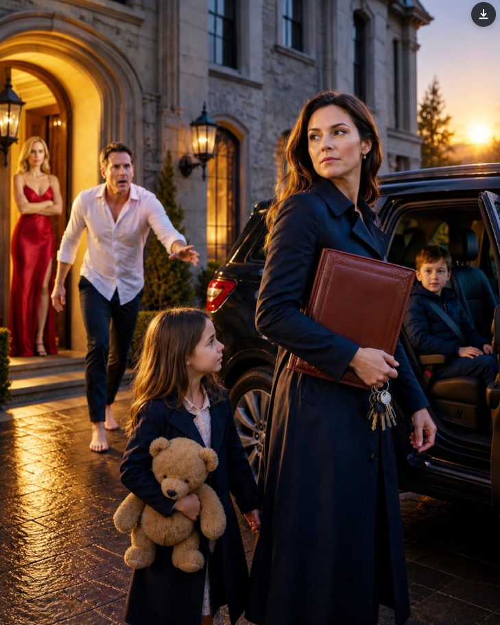 She didn’t even ask who the other woman was; she silently took the children, the property deeds, and vanished before dawn. But the ultimate nightmare struck when her clueless husband opened his phone—discovering she had legally stripped away his entire multi-million dollar empire overnight