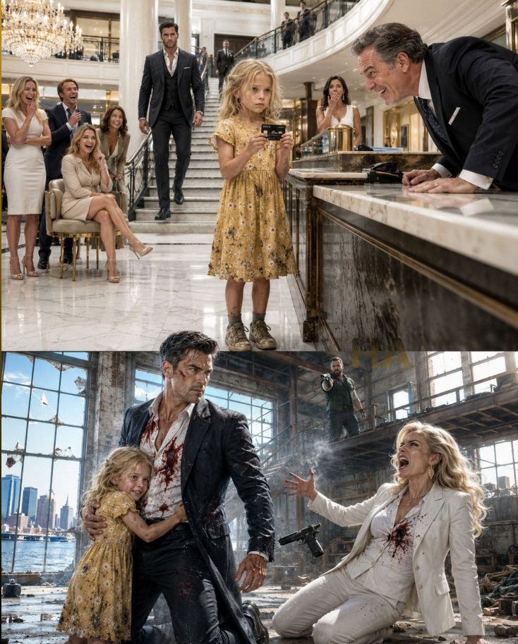 “I Only Want to Know What’s Left,” the Little Girl Said at the Bank—Then the Millionaires Laughed, the Crime Boss Heard Her Dead Mother’s Name, and One Black Card Exposed the Betrayal That Locked Down Chicago, Turned His Own People Against Him, and Forced a Heartless Man to Choose Between Power and a Child