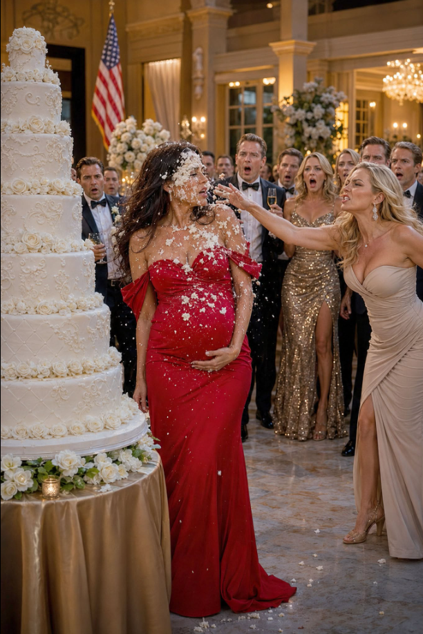 My Husband’s Mistress Tossed Cake at Me While I Was Eight Months Pregnant—and Everyone Laughed, Until My Water Broke, My Sister’s Video Went Viral...