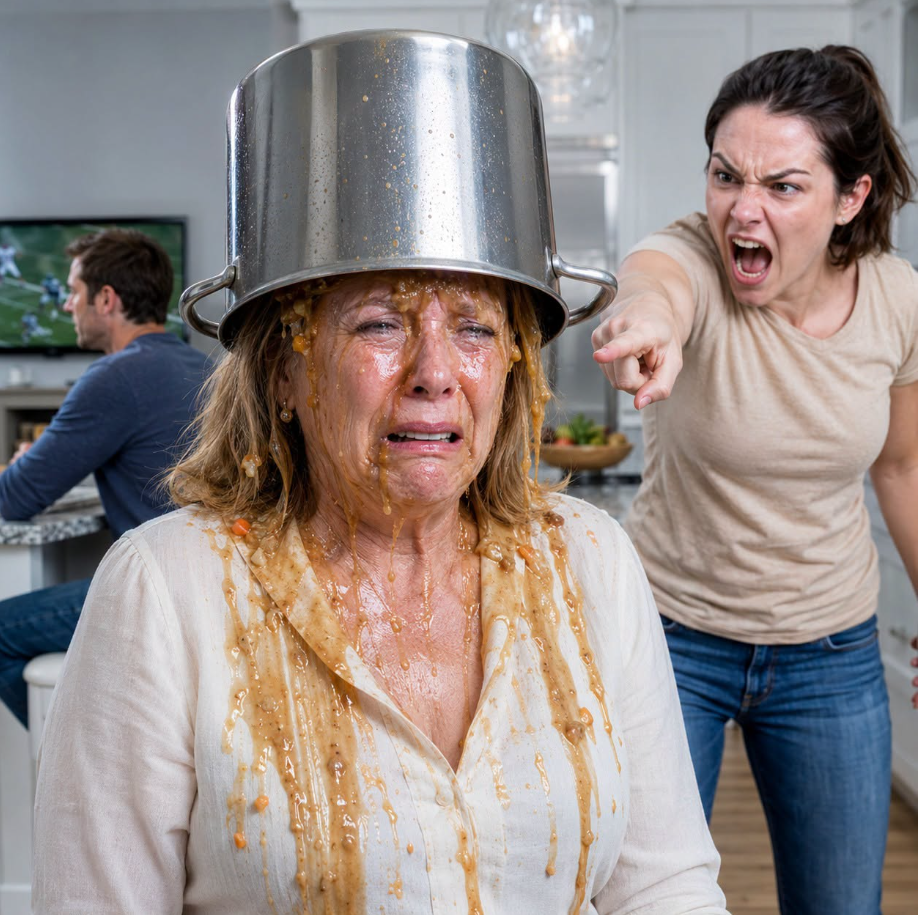 I had barely finished preparing dinner when my daughter-in-law tasted the soup and screamed, “You useless old woman! Is this what you call cooking?” Before I could move, she poured the entire steaming pot over me. My son simply turned up the television, pretending he saw nothing. Trembling with pain, I removed my apron, picked up my phone, and said, “It’s time. Take back everything I gave them.”