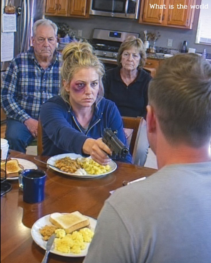 After Hitting Me, My Husband Walked Down to Breakfast Like Nothing Happened… Until He Saw Who Was Waiting at My Table