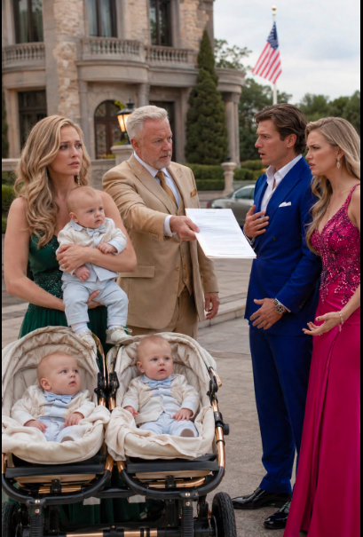 Millionaire Abandoned His Pregnant Wife for Her Sister—Nine Months Later, Her Triplets Inherited a Billion-Dollar Empire