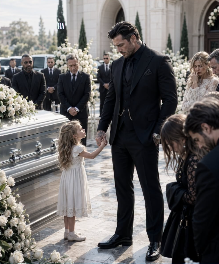No One Dared Look at the Mafia Boss Until a Little Girl Took His Hand at His Father’s Funeral