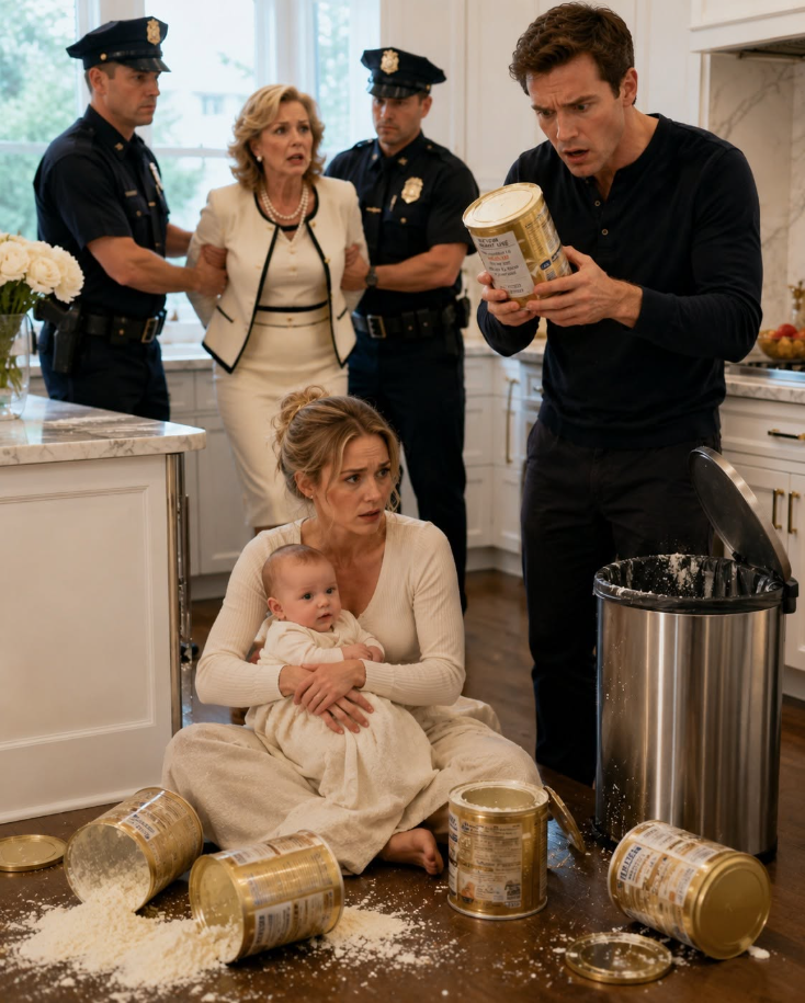 My Mother-in-Law Gave Us an Expensive Can of Baby Formula. The Moment We Got Home, I Threw It Straight Into the Trash. My Husband Exploded, “I’LL NEVER FORGIVE YOU FOR BEING THIS UNGRATEFUL.” I Looked Him in the Eye and Said, “Take a Closer Look at the Back of the Can.” He Turned It Over... and in an instant, every bit of color drained from his face.