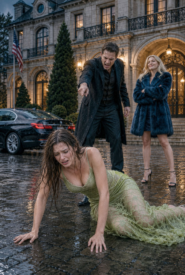 For One Look at My Husband’s Mistress, He Slapped Me and Threw Me Into the Rain While His Parents Watched—So I Called the Father I Had Hidden for Five Years…