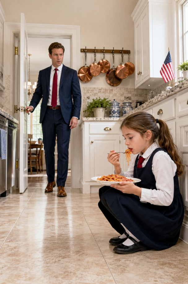 A Chicago Millionaire Found His Employee’s Starving Daughter Eating Leftovers—Then He Saw the Bronze Pin in Her Hand and Discovered Her Family Had Saved His Own...