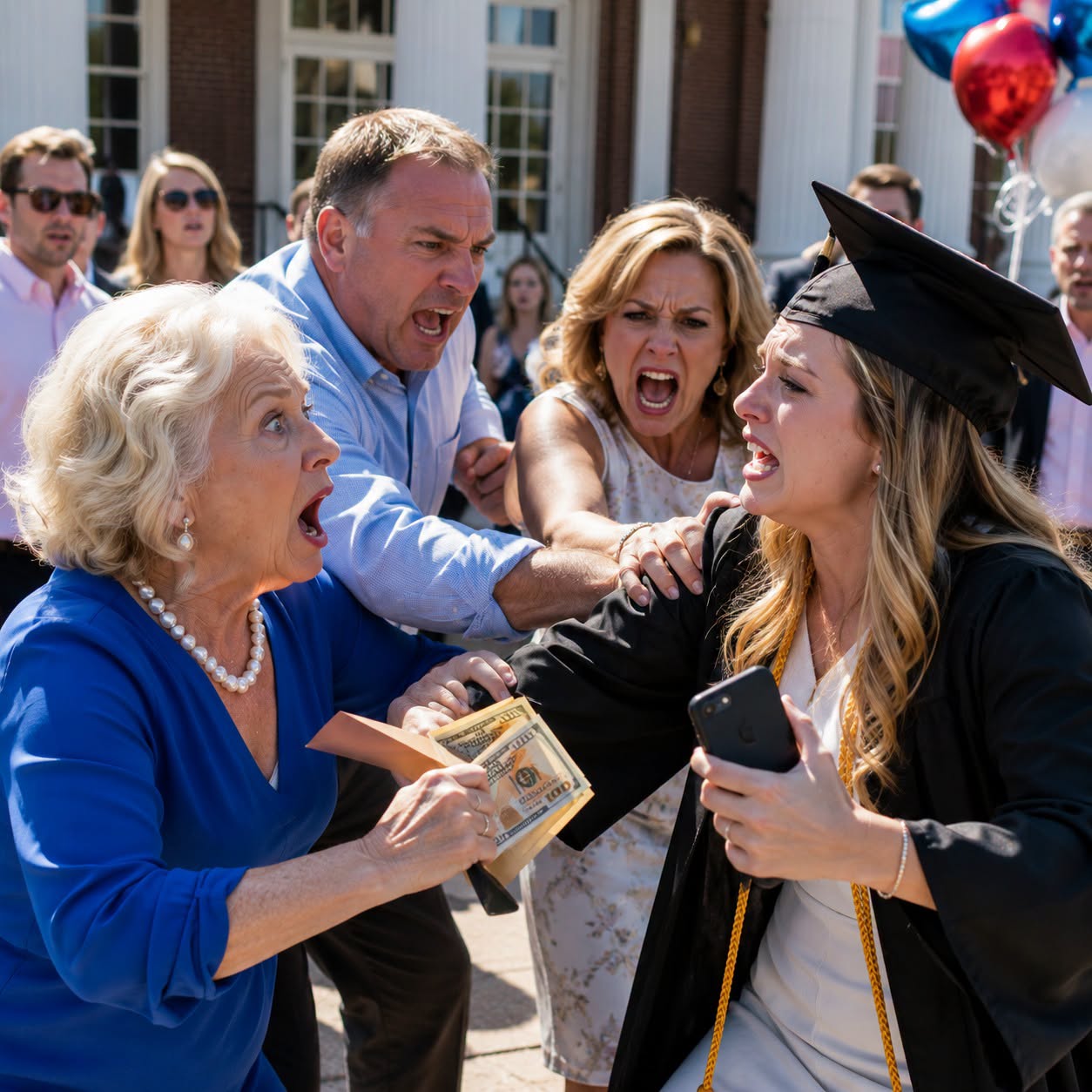 On my graduation day, my parents gave me $200 and claimed grandma had sent it for me, but when grandma asked if the $18,000 helped, I told her the truth—and her face changed instantly...