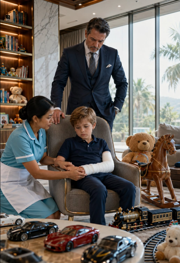 Every evening, my son begged us to take off his cast: “There’s something moving inside…” We thought it was just fear… We were wrong.