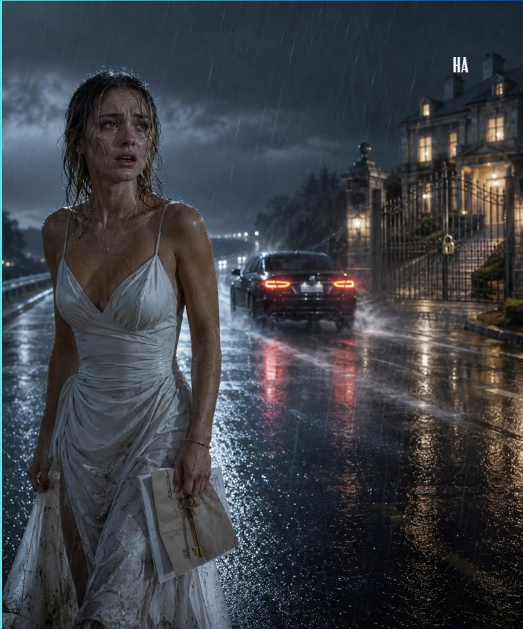 He left his wife on a storm-soaked highway, and the locked house she inherited exposed the lie that kept her trapped for years