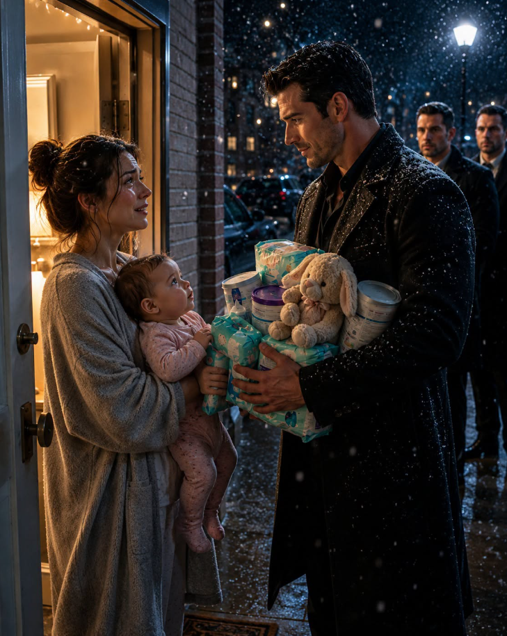 At 11:58 p.m., my checking account held $3.18, the formula can was empty, and my seven-month-old daughter was crying from hunger. Twenty-six minutes later, a stranger stood outside my apartment with enough baby supplies to last a month—and by sunrise, I would learn he was the powerful CEO whose company had rejected me twice.