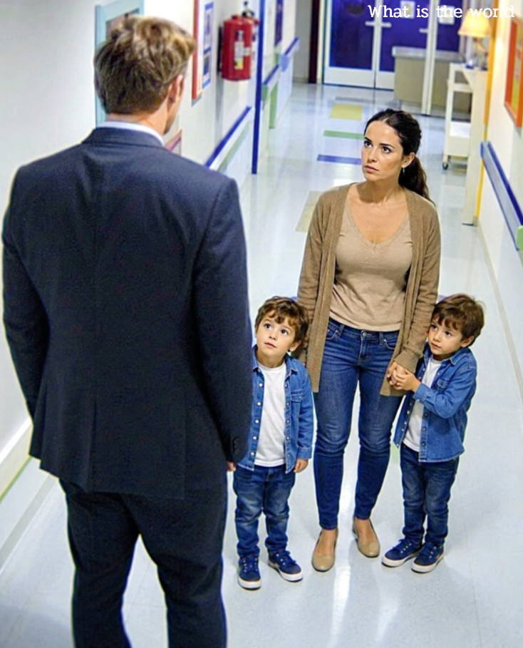 Five years after their divorce, the billionaire goes to the hospital to visit his mother and is shocked to see his ex-wife, whom he believed to be sterile, holding hands with a pair of twins identical to him...
