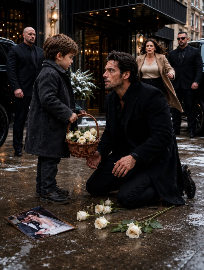 The Mafia Boss Left His Pregnant Wife to Keep Her Safe—Five Years Later, He Found Their Son Selling Flowers in the Snow