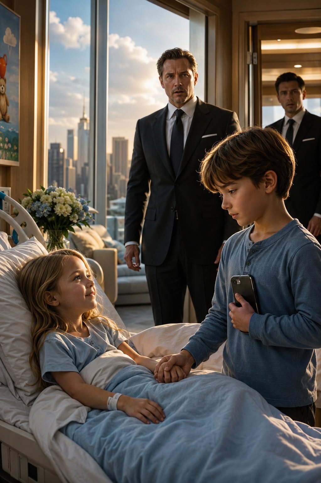 Poor little girl is rushed to the hospital, her brother dials 911 — a millionaire CEO answers