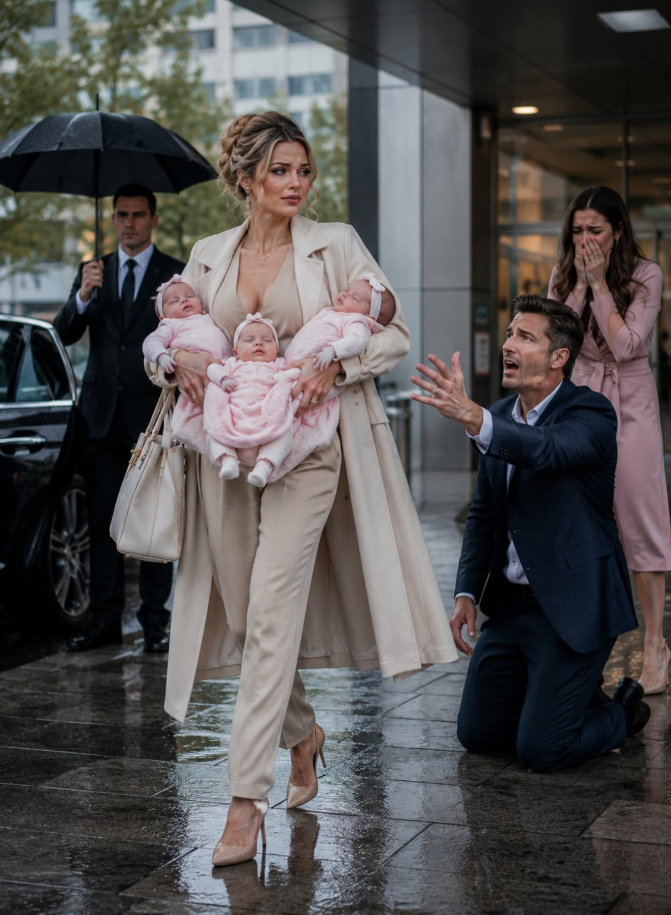 While my three daughters were fighting for their lives in the delivery room, I accidentally heard my husband laughing with another woman instead of rushing back to my side