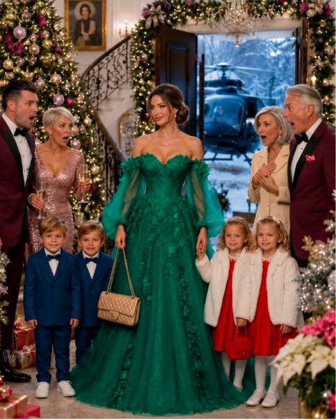 MY EX INVITED ME TO CHRISTMAS TO HUMILIATE ME FOR “NEVER HAVING CHILDREN”—SO I ARRIVED WITH FOUR KIDS WHO HAD HIS FACE