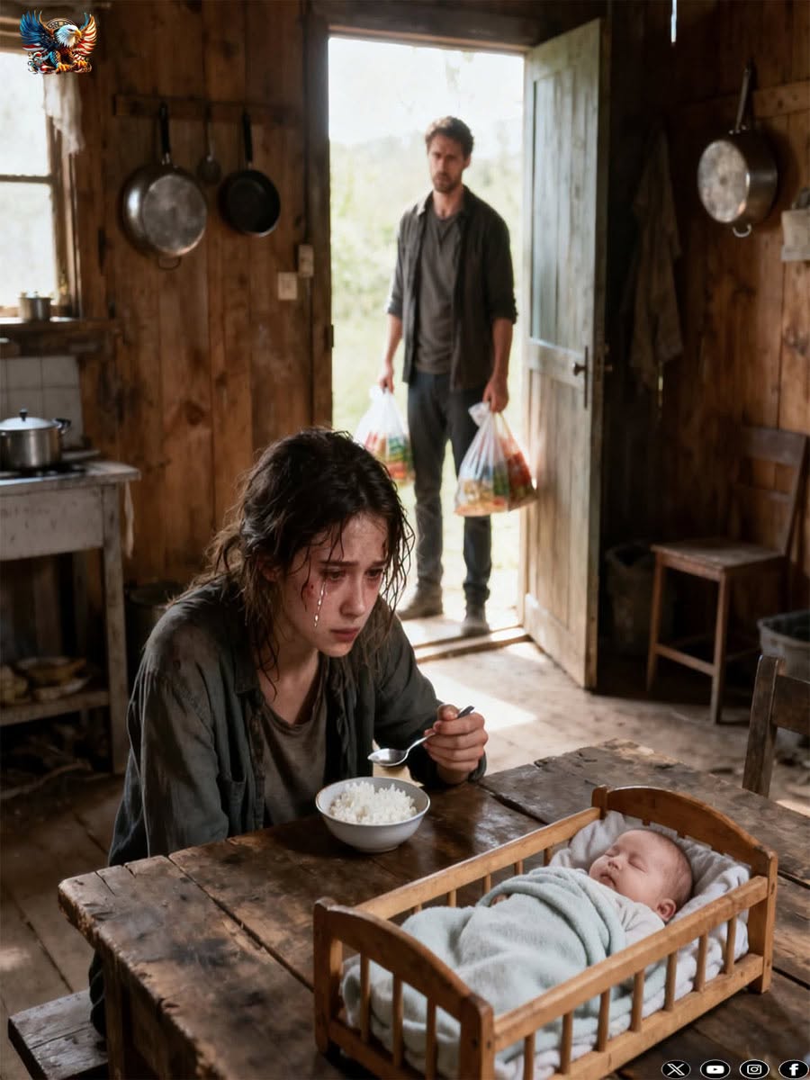 I gave my mother 50,000 pesos every month to help me take care of my wife after she gave birth… but when I got home early, I found my wife and son eating leftover rice and fish bones. What I discovered next was even worse…