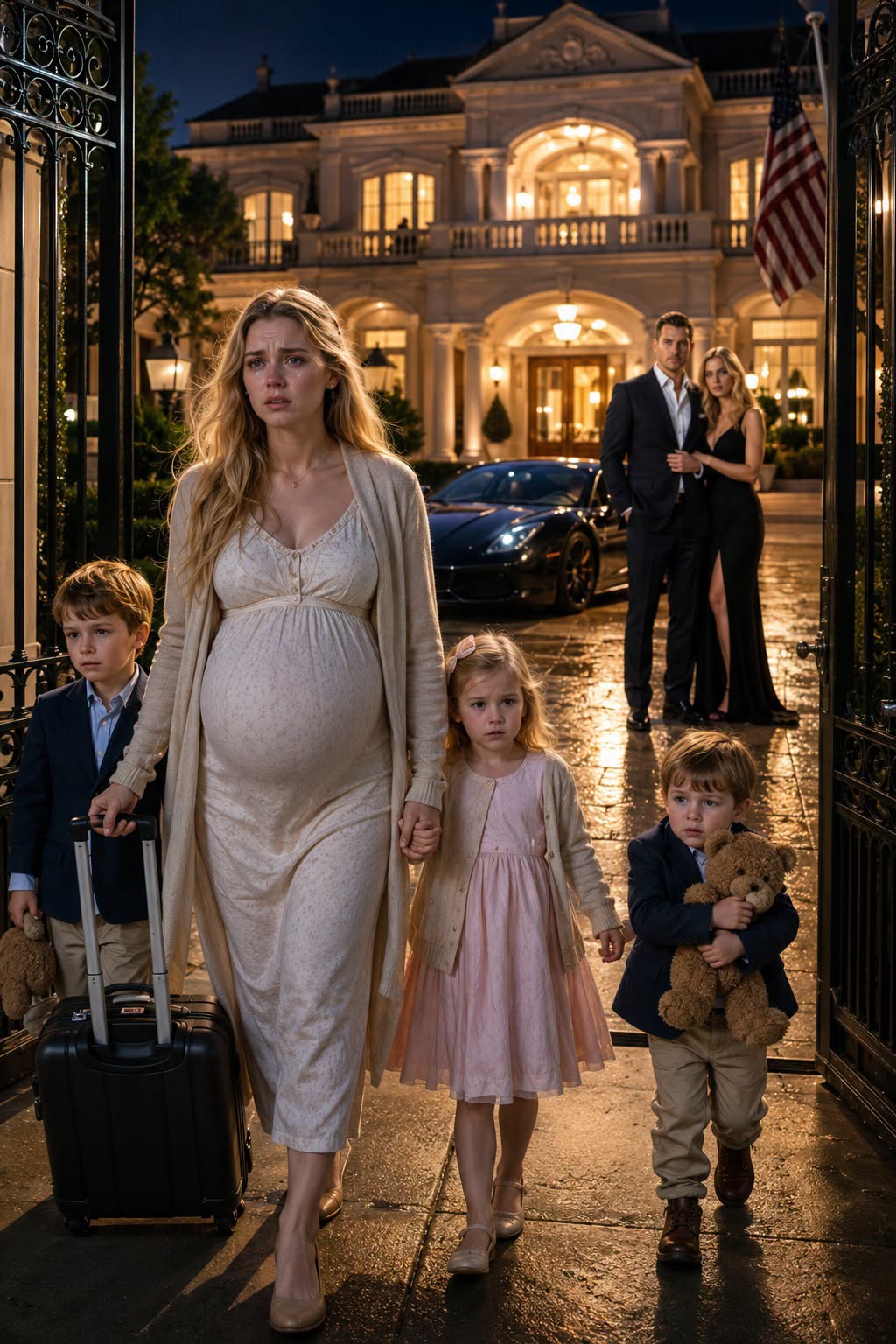 He Let His Pregnant Wife Carrying Triplets Get Kicked Out in the Rain—Then Discovered She’d Just Inherited $100 Million and Held the Proof That Could Destroy His Family...