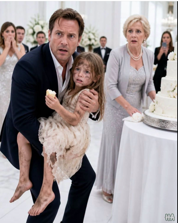 At His Mother’s Luxury Birthday Party, a Millionaire Found His Little Girl Eating From the Trash… Then One Question Exposed the Woman Who Ruined Everything