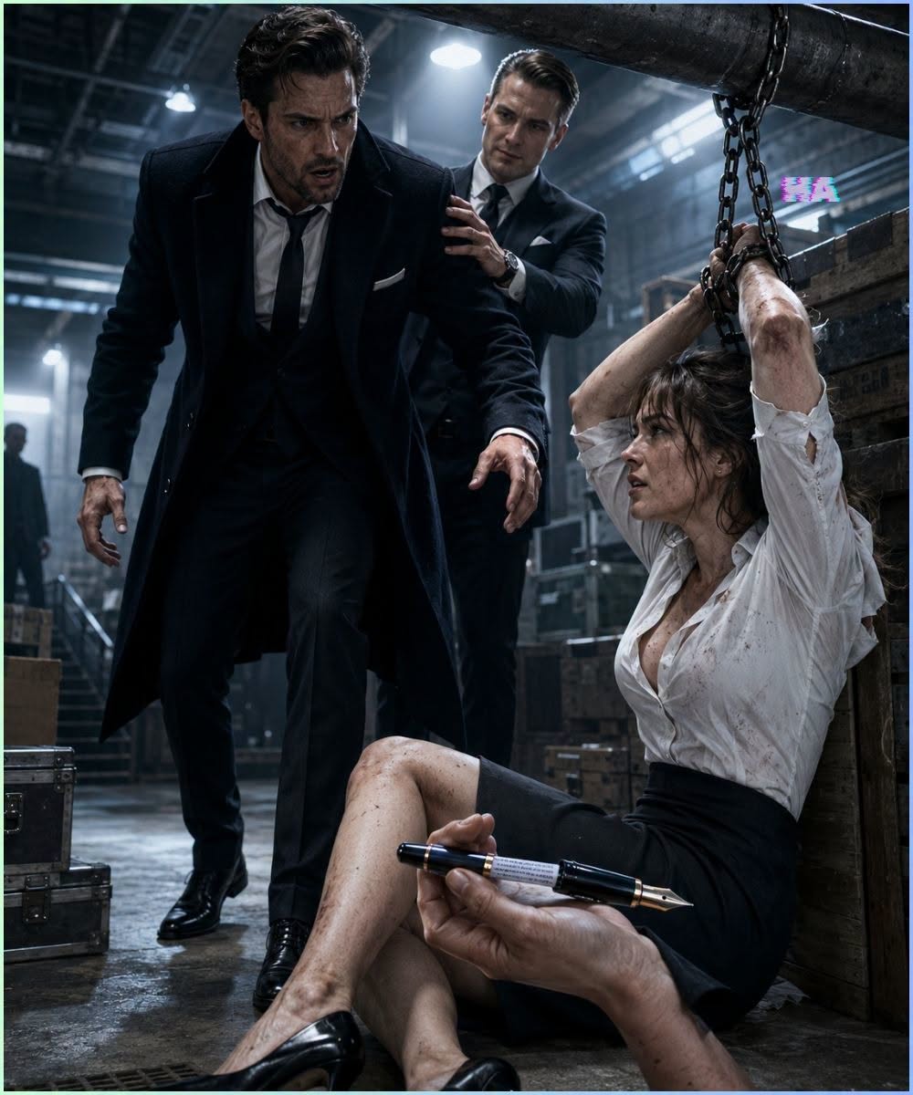 The Ruthless Mafia Boss Found His Secretary Chained Beneath His Own Warehouse, but the File Hidden in Her Broken Fountain Pen Proved the Man Comforting Him Had Buried More Than One Loyal Soul