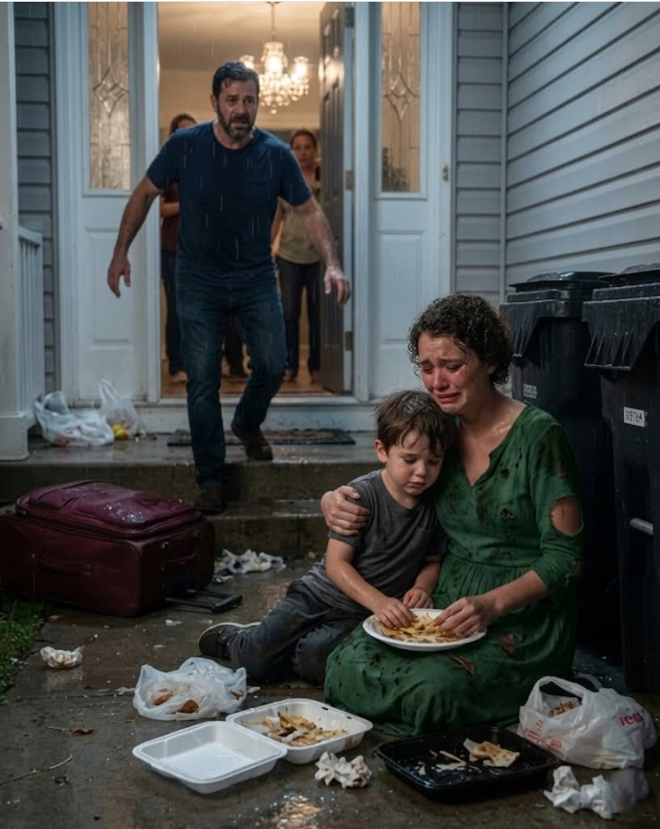 I SPENT 3 YEARS WORKING AT SEA TO GIVE MY WIFE A BETTER LIFE. I CAME HOME EARLY TO SURPRISE HER… AND FOUND HER BEHIND THE HOUSE EATING FROM THE TRASH WITH OUR SON IN HER ARMS.
