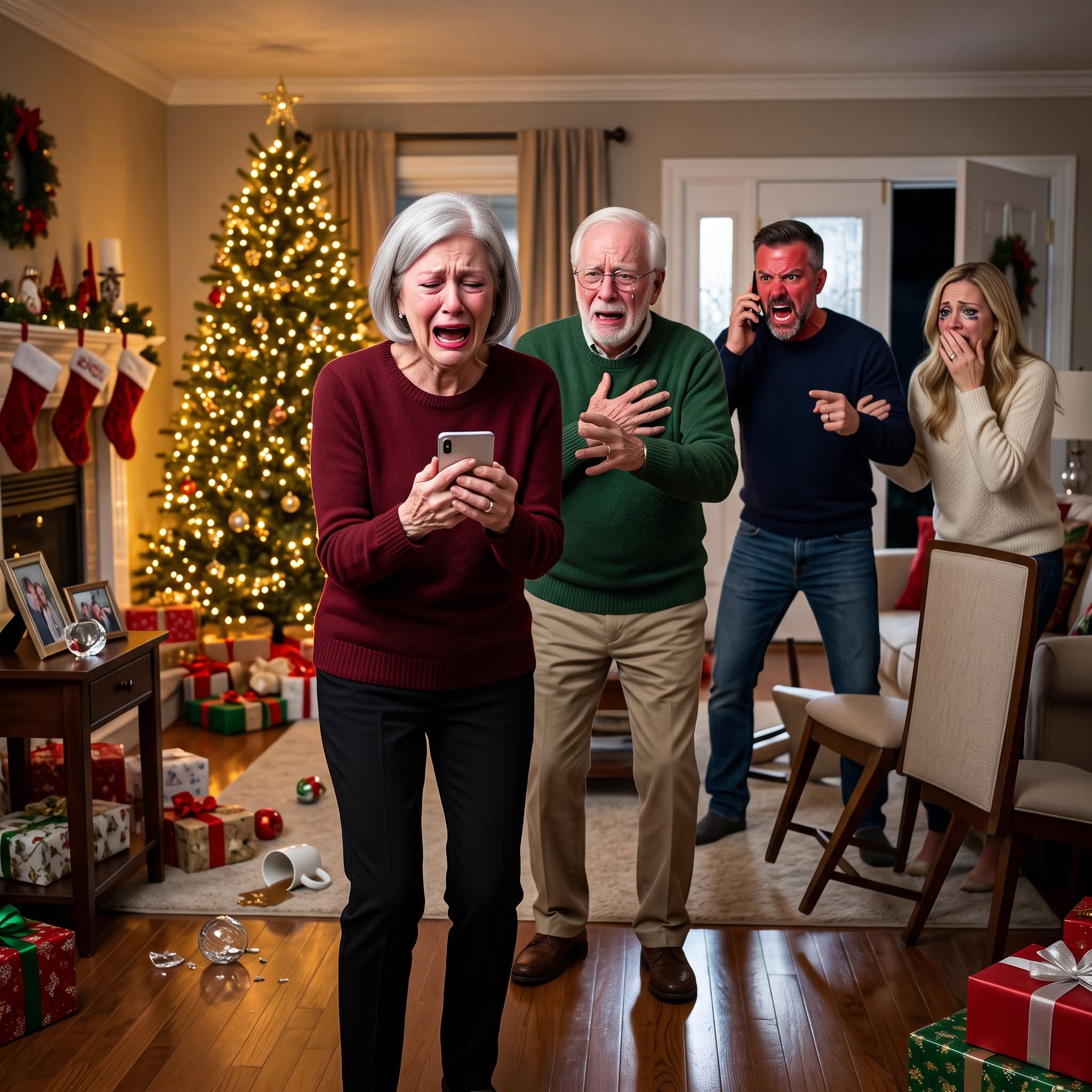 My Son Slammed the Door in My Face on Christmas and Said, "Wrong House." That Night I Cut Off Every Dollar—By Morning, He'd Called Me 25 Times.