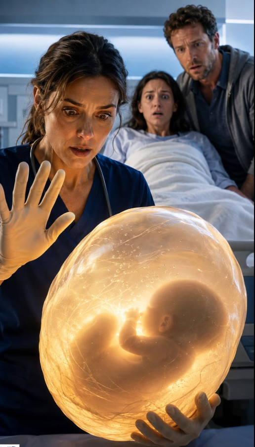 My daughter came out of my body without ever leaving her amniotic sac.