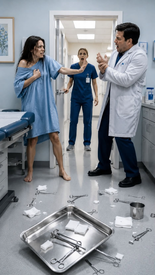 Emily Carter broke the doctor’s hand three seconds after he refused to release her wrist.
