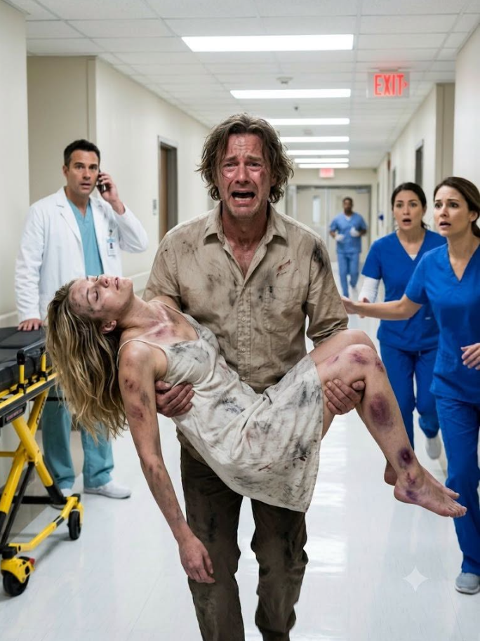 My stepfather b:ea:t me almost every day for his own amusement. One afternoon, he kn0cked me unconscious, and when he brought me to the hospital, my mother claimed, "She slipped while taking a bath." The moment the doctor examined me, he grabbed the phone and dialed 911.