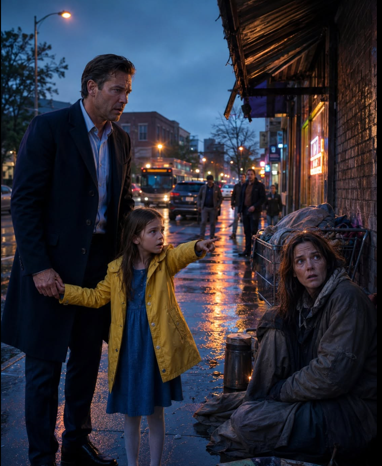 LITTLE GIRL CRIES DADDY THAT'S MY MOM – AFTER SEEING A HOMELESS WOMAN, BILLIONAIRE IS STUNNED
