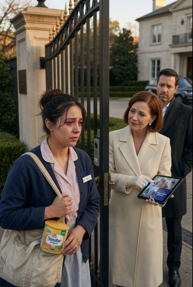 My billionaire boss overheard me begging my mother for $47 because my 8-month-old son had no formula left. By Thursday morning, six cans were waiting with my name on them — and that quiet act of mercy pulled a dangerous woman out of the shadows.