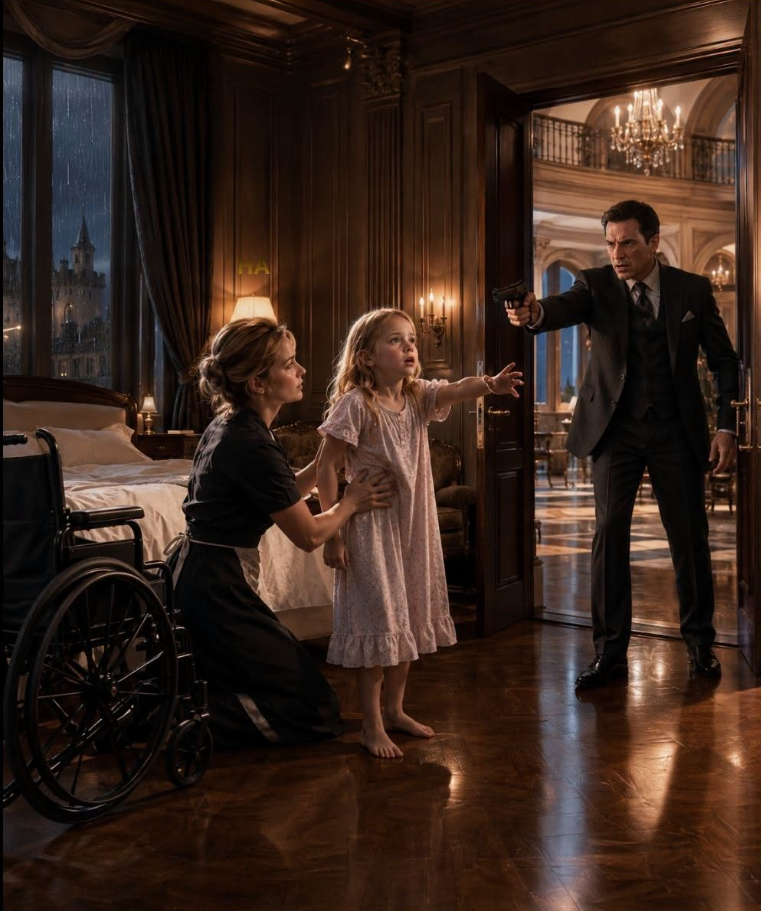 The Mafia Boss Hired a Poor Maid to Dust His Dead House Until She Made His Paralyzed Daughter Stand While He Pointed a Gun at Her