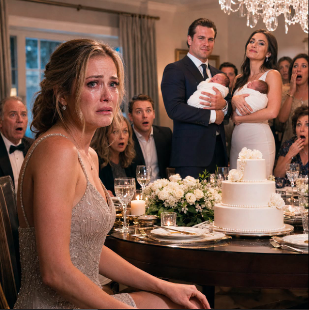My husband walked into our wedding anniversary dinner with one of our newborn twins in his arms, while my sister held the other. In front of his entire family, he declared that my sister had given him a family that I could never give him. I signed the divorce papers without shedding a tear, because the DNA test results I had secretly kept were about to expose all the lies in his life.