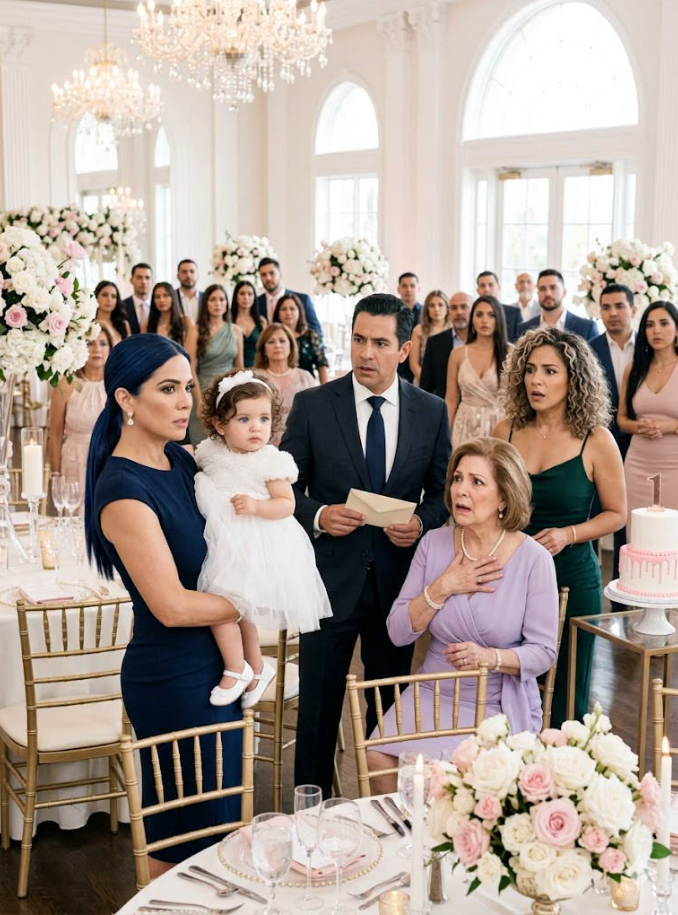 At my daughter’s first birthday, my mother-in-law raised her glass in front of everyone and questioned whether Lucía truly belonged to my husband—just because my baby had blue eyes.