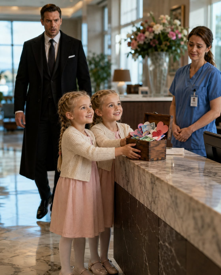 POOR GIRLS OFFER TOY MONEY FOR THEIR MOM’S HEART SURGERY — A BILLIONAIRE IS LEFT SPEECHLESS