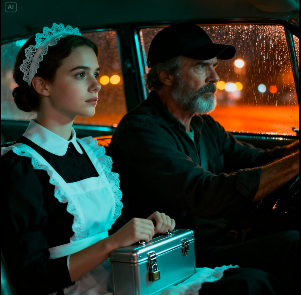 The tycoon posed as a chauffeur to drive the new housekeeper home... because he wanted to discover what she was hiding after her shift ended...
