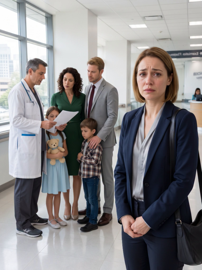 My husband had two children with his secretary, and I stayed utterly silent. But during an ordinary medical exam, the doctor turned to him and asked, “Has your wife still not told you?” In an instant, his smile disappeared.