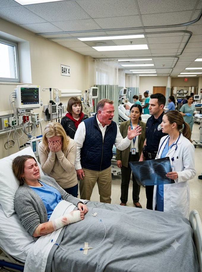 Dad said, “We’ll handle this at home,” after another fight with my sister landed me in the emergency room. But when the doctor reviewed my scans, she noticed signs my family had been hiding for years—and one phone call brought people to the hospital who uncovered everything.