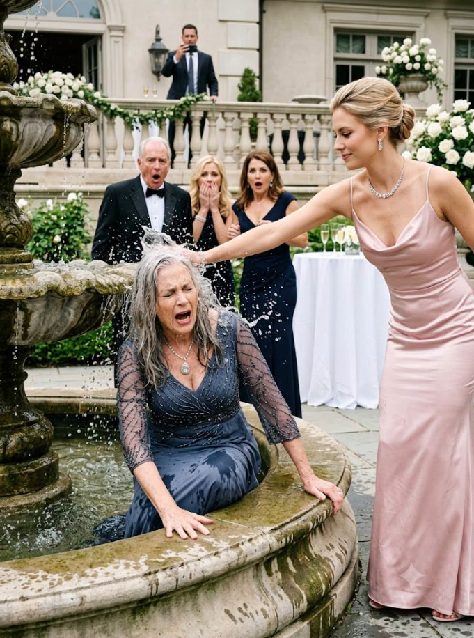 At our lavish engagement party, I watched from the balcony as my fiancée purposefully sh0ved my mother into the decorative fountain. "Your cheap clothes are ruining my aesthetic," she laughed with her rich friends. I didn't yell. I calmly pulled out my phone and liquidated the $10 million trust fund I had just set up for her. She thinks she secured a polite, high-society billionaire. She doesn't realize my empire was built in the slums, and I know exactly how to strip someone of everything they love.
