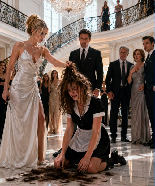 The Mafia Boss’s Fiancée Cut Off the Curvy Maid’s Hair, but She Never Expected the Entire Mansion to Turn Against Her