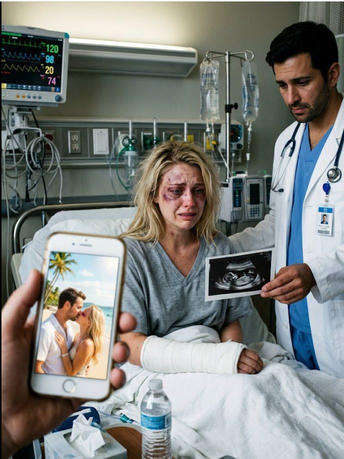 My mother-in-law smiled when seeing me fall down the stairs. I woke up in a hospital bed, signed the divorce papers, and vanished without saying a word. That same night, my husband was in our bed laughing with his mistress when the doctor called.
