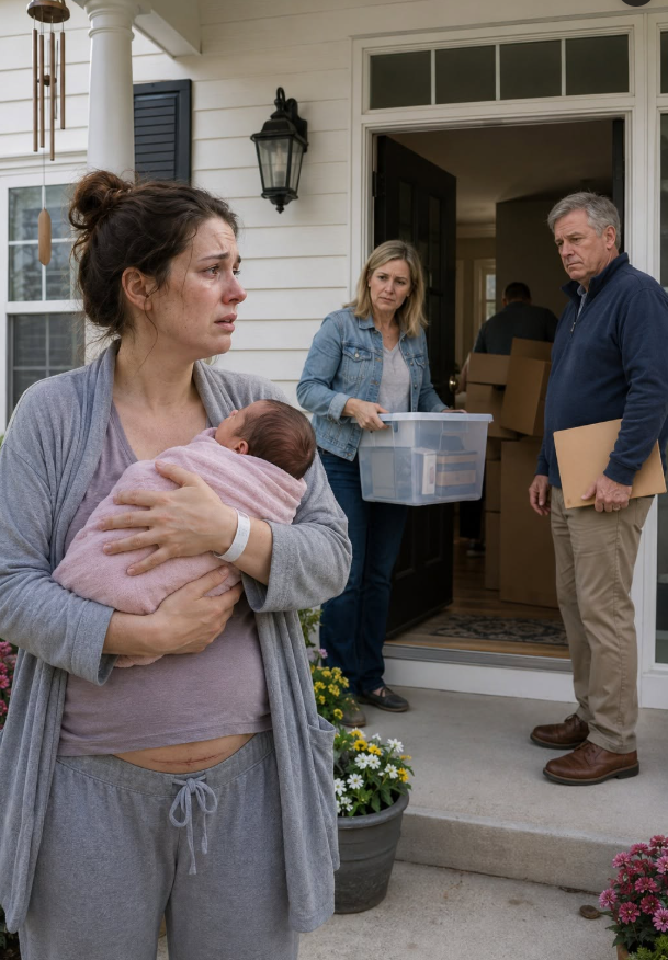 **Five Days After Giving Birth, I Came Home to Find My House Sold—Two Weeks Later, a Black Limo Found Me**