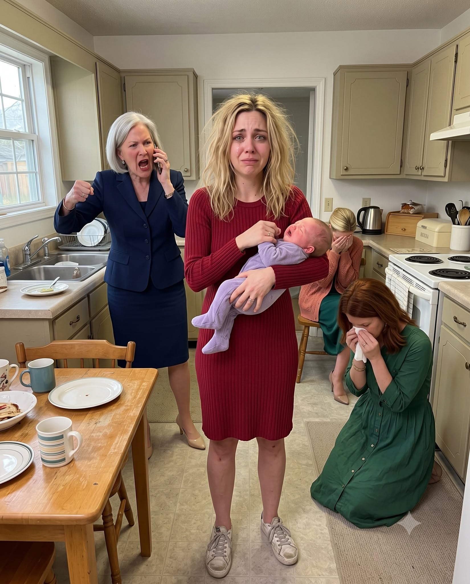 My Grandma Saw Me Holding My Baby in Worn-Out Clothes and Froze. “What Happened to the $180,000 I Sent You?” She Asked. I Stared at Her and Whispered, “Grandma… I Never Received a Single Dollar.” Her Face Changed Instantly—Then She Called Her Attorneys and Said, “Bring the Wire Records. No One Leaves This House.”
