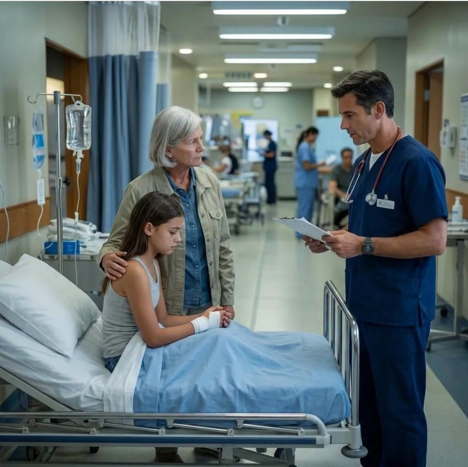My granddaughter called me from the hospital at 3:17 in the morning, and before I even arrived at the ER, I already knew this was the night everything in our family would finally come into the open