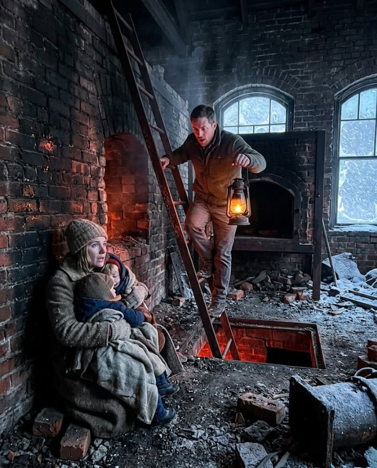 The night the frost started creeping across the inside of their bedroom window, Thomas stopped pretending their house could save them.