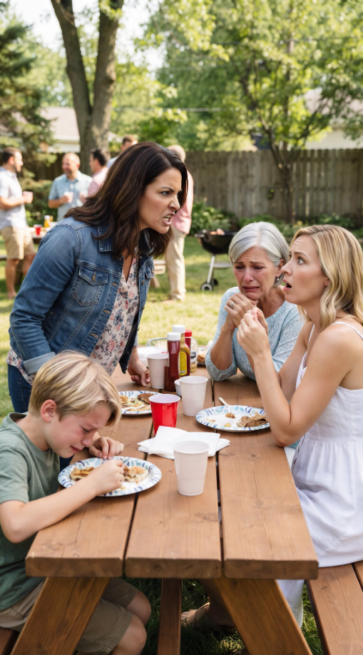 At the barbecue, my sister laughed and said my son