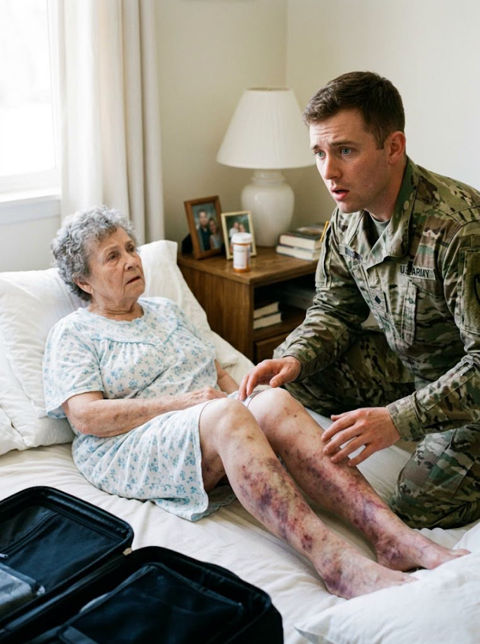 When I returned home from deployment, my wife was telling the neighbors, “His mother has dementia. She keeps hurting herself.”