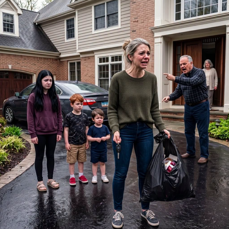 My Husband Chose Another Woman Over Our Family, So I Took Our Three Children to My Parents for Shelter—But My Father Looked at Us, Slowly Closed the Door, My Brother Refused to Help, My Sister Called Me "Impulsive"... So I Picked Up a Garbage Bag and Whispered Three Words That Changed Everything