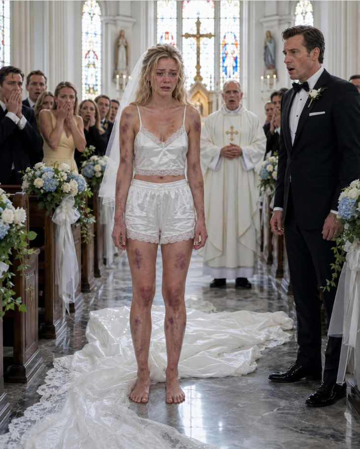 At the Wedding Altar, the Groom Tightened His Grip on My Hand and Whispered, "From This Moment, You Belong To Me. Remember Your Place