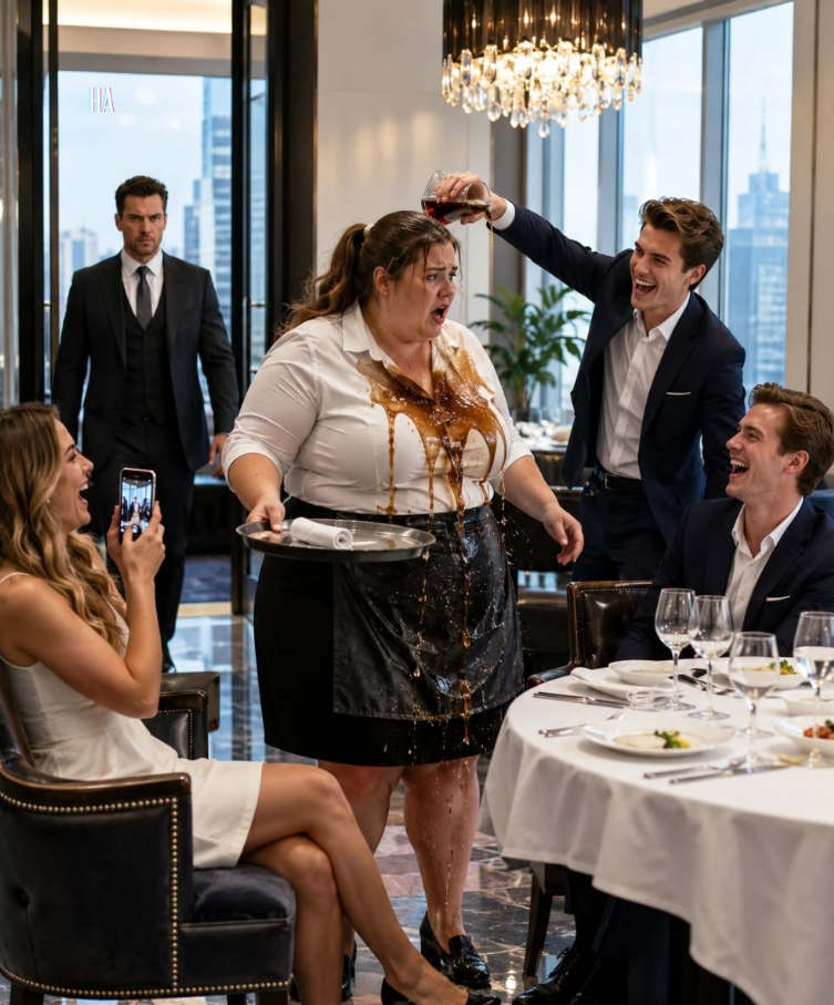 They Drenched the Plus-Size Waitress in Coke for Laughs, Then Her Husband Walked Into Their Million-Dollar Meeting